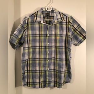 Knights Of Round Table Plaid Short Sleeve Shirt